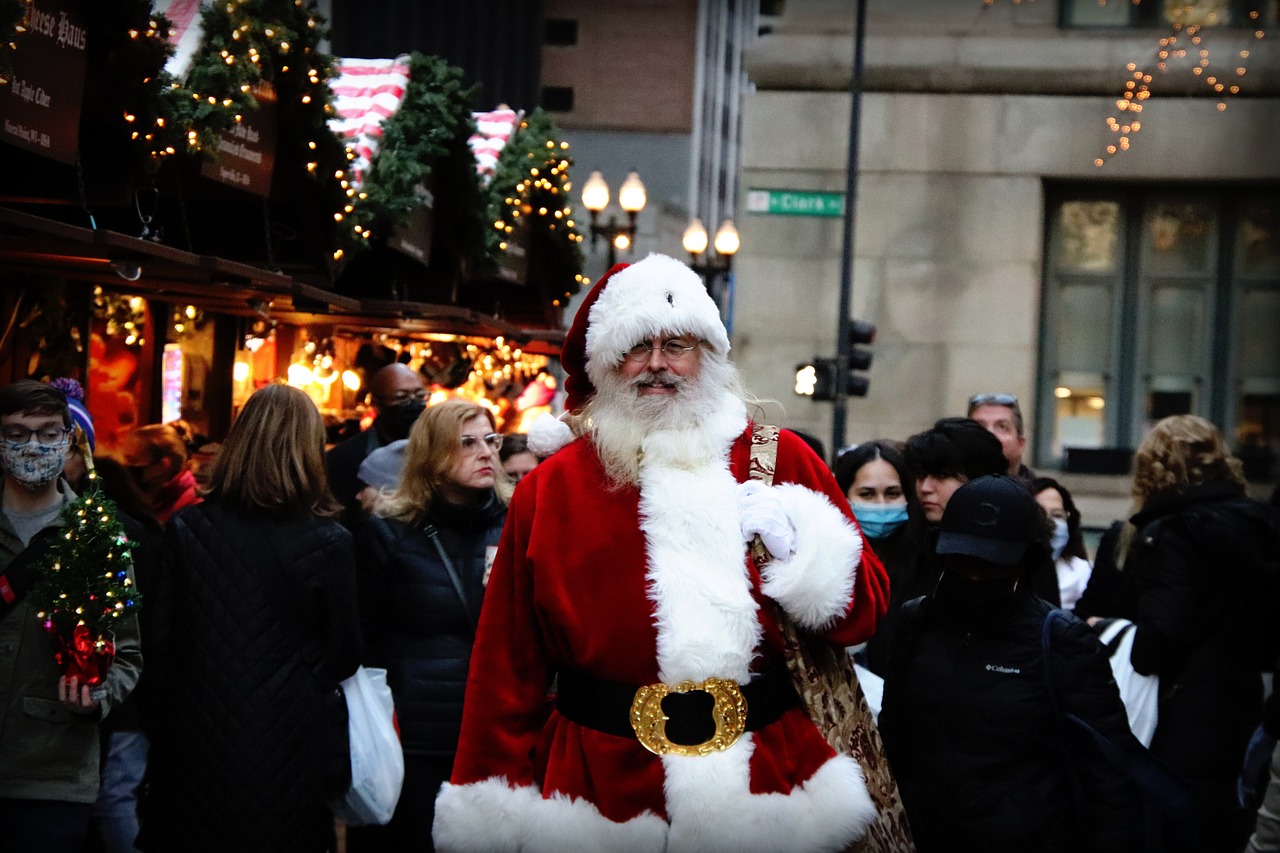 imagen de santa claus en chicago